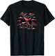 The Batman Catwoman And Batman Chibi Motorcycles Logo T-Shirt - T-Shirt | Black