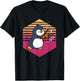 Penguin Playing Violin Vintage T-Shirt - T-Shirt | Black