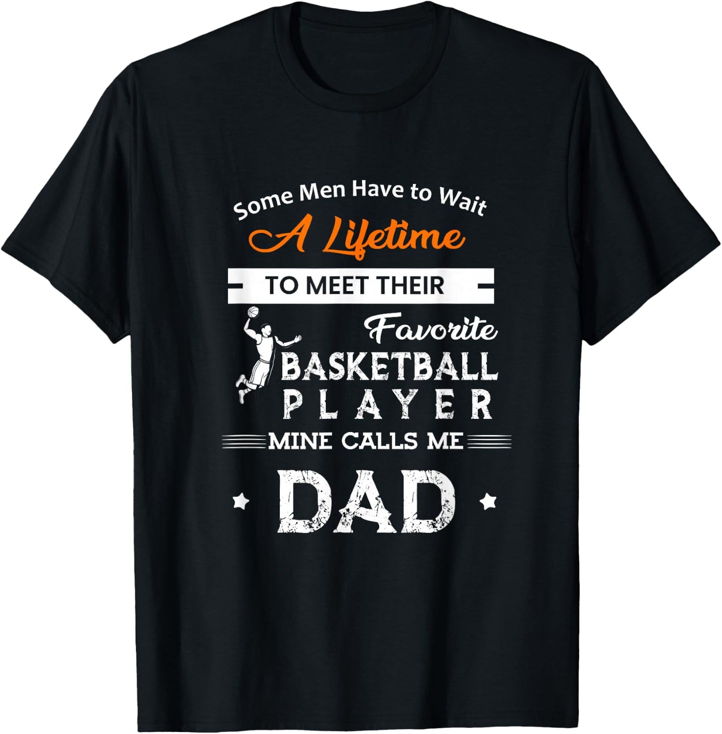 Basketball Dad Calls Me T-Shirt - T-Shirt | Black