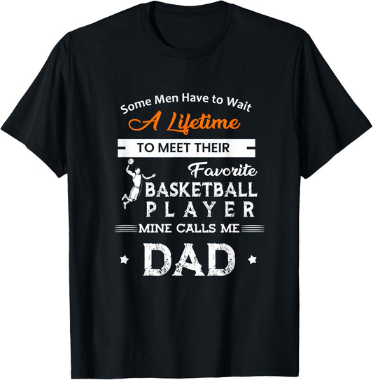 Basketball Dad Calls Me T-Shirt - T-Shirt | Black