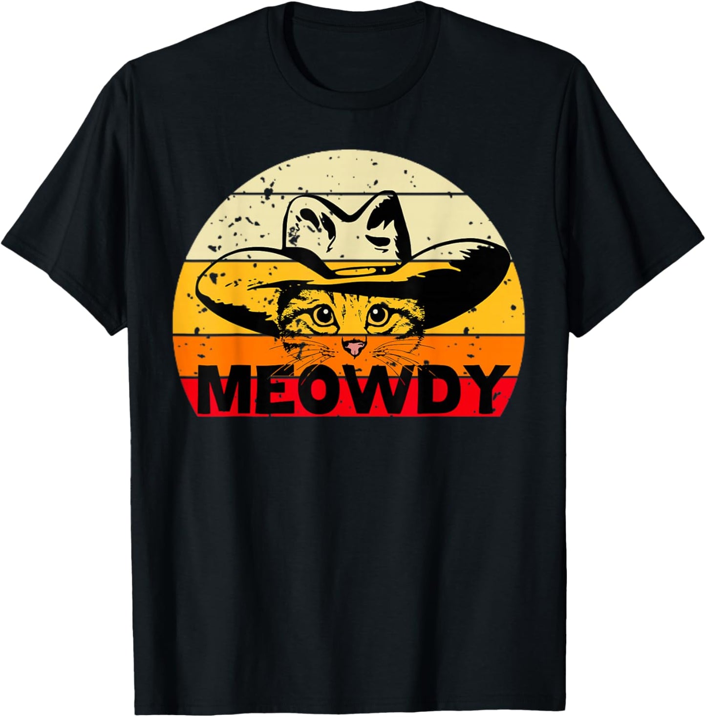 Meowdy T-Shirt - T-Shirt | Black