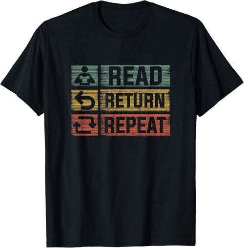 Read Return Repeat Funny Library Librarian