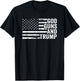 God Guns And Trump - Funny Pro Gun Republican USA Flag T-Shirt - T-Shirt | Black