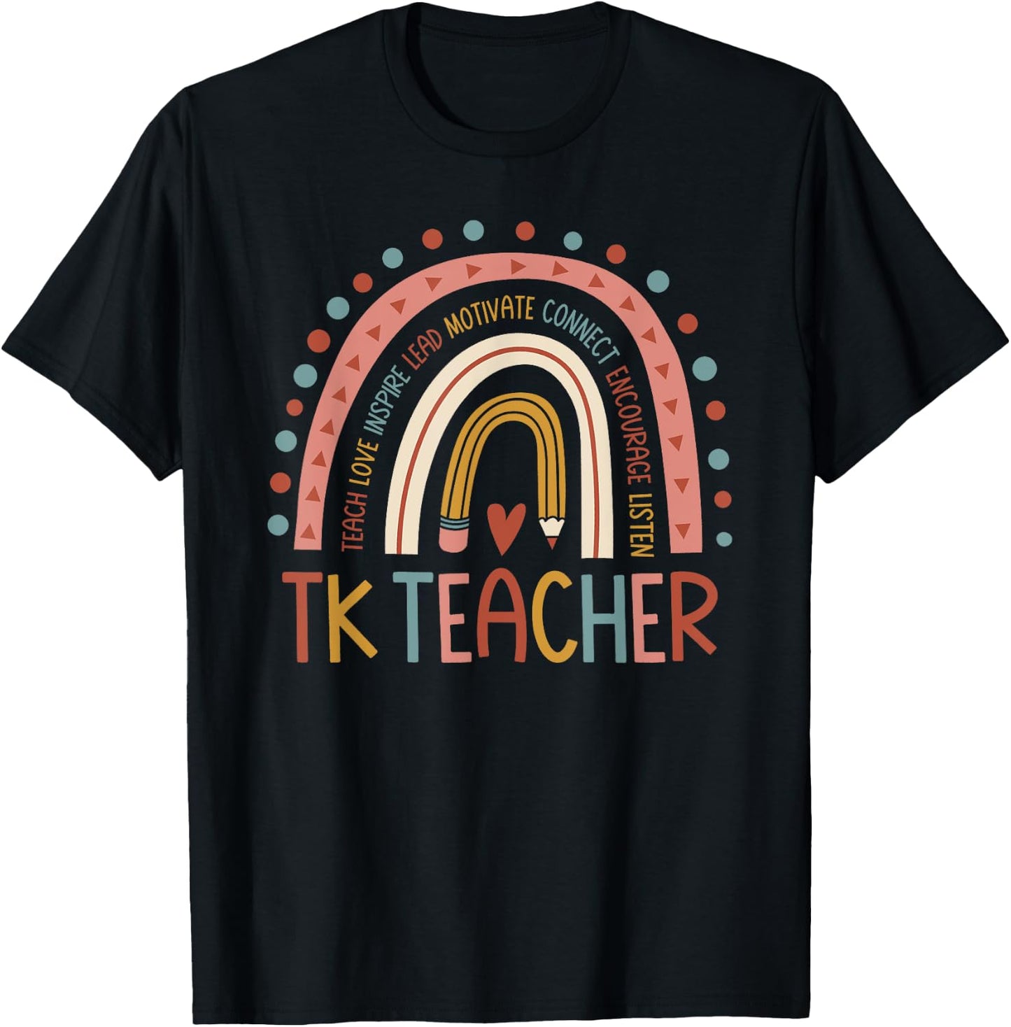 TK Teacher Back To School Teacher T-Shirt - T-Shirt | Black