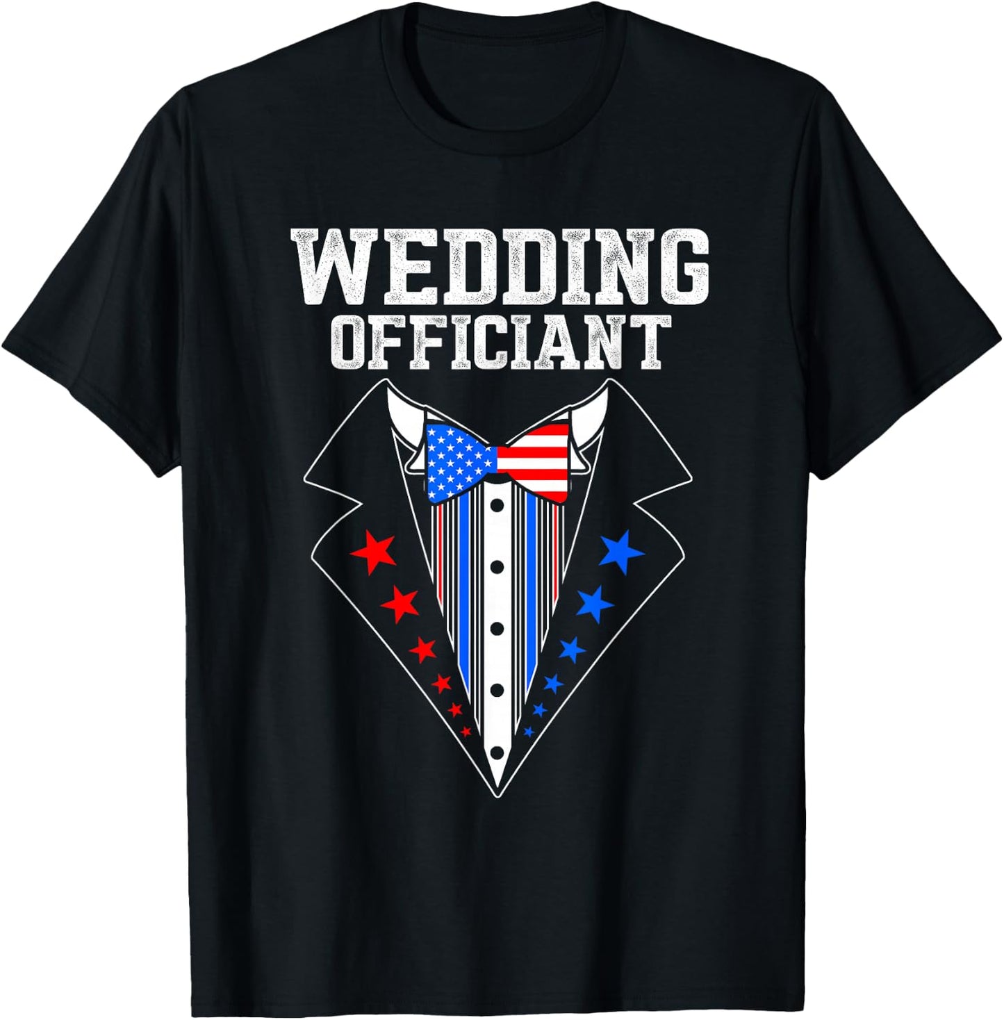 Wedding Officiant Proposals Internet Ordained Minister Gift T-Shirt - T-Shirt | Black