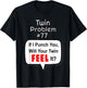 Twin Shirts For Adults If I Punch You Funny T-Shirt - T-Shirt | Black