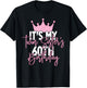 It's My Twin Sister's 60th Birthday Party Idea T-Shirt - T-Shirt | Black