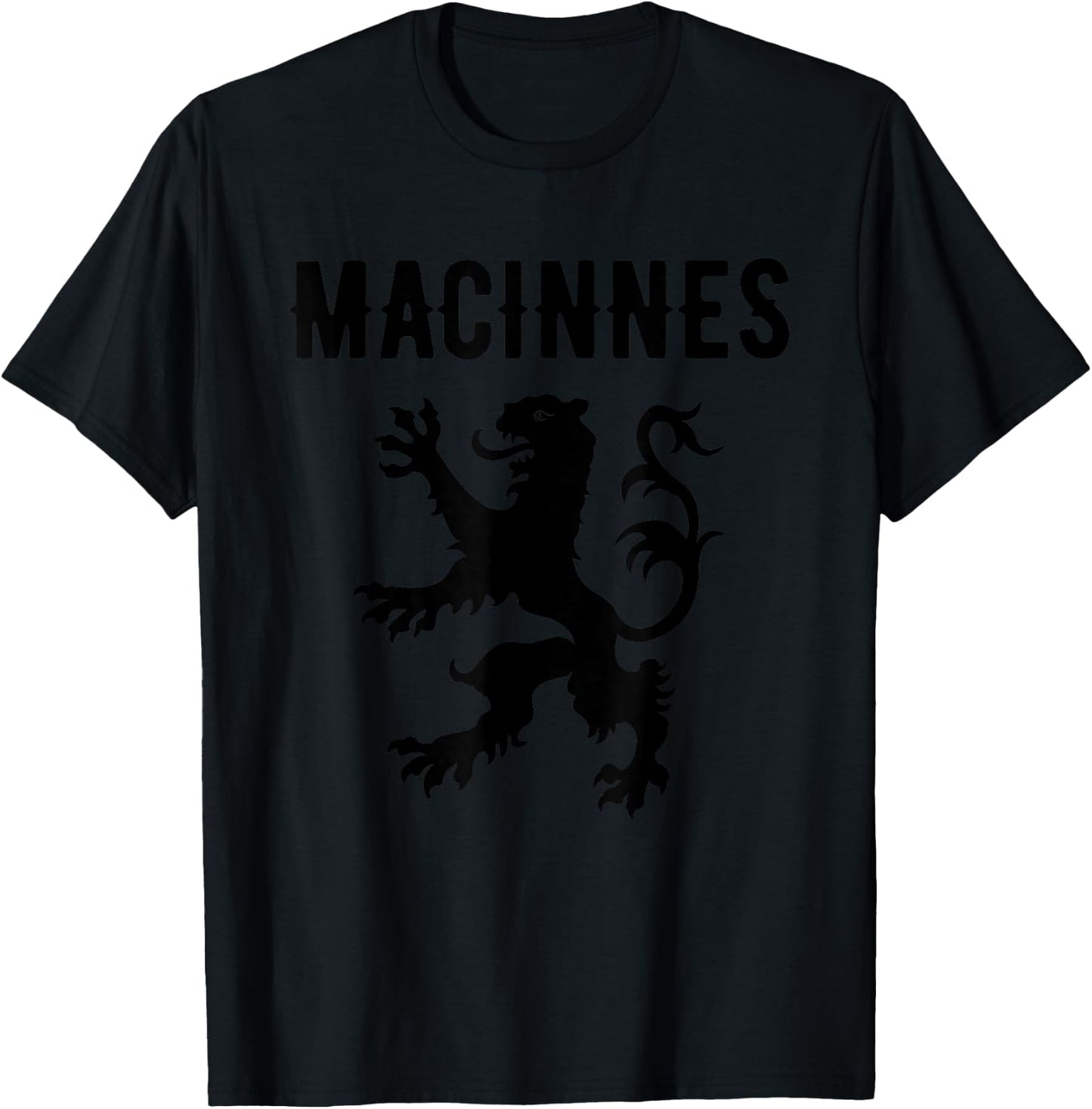 MacInnes Clan Scottish Family Name Scotland Heraldry T-Shirt - T-Shirt | Black