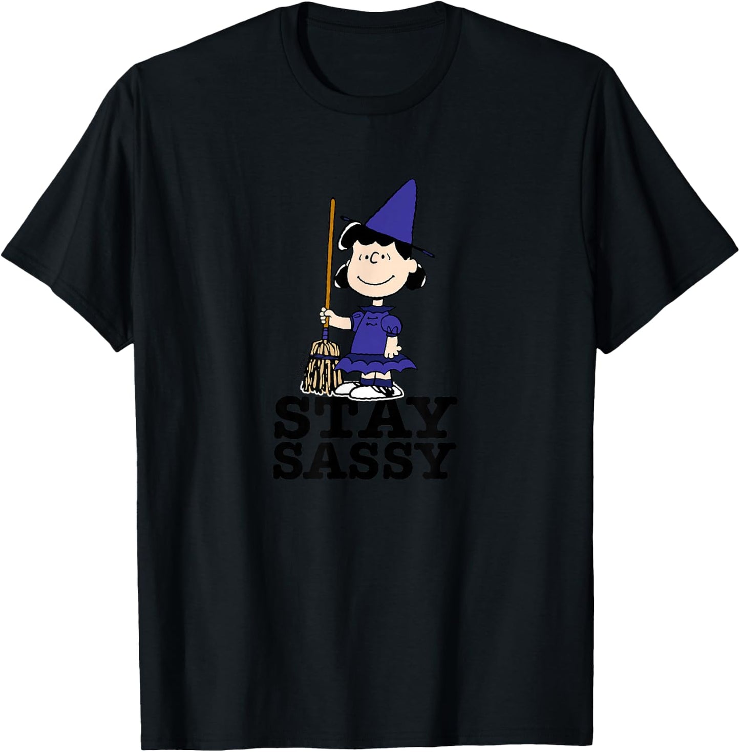 Peanuts - Halloween - Lucy Stay Sassy T-Shirt - T-Shirt | Black