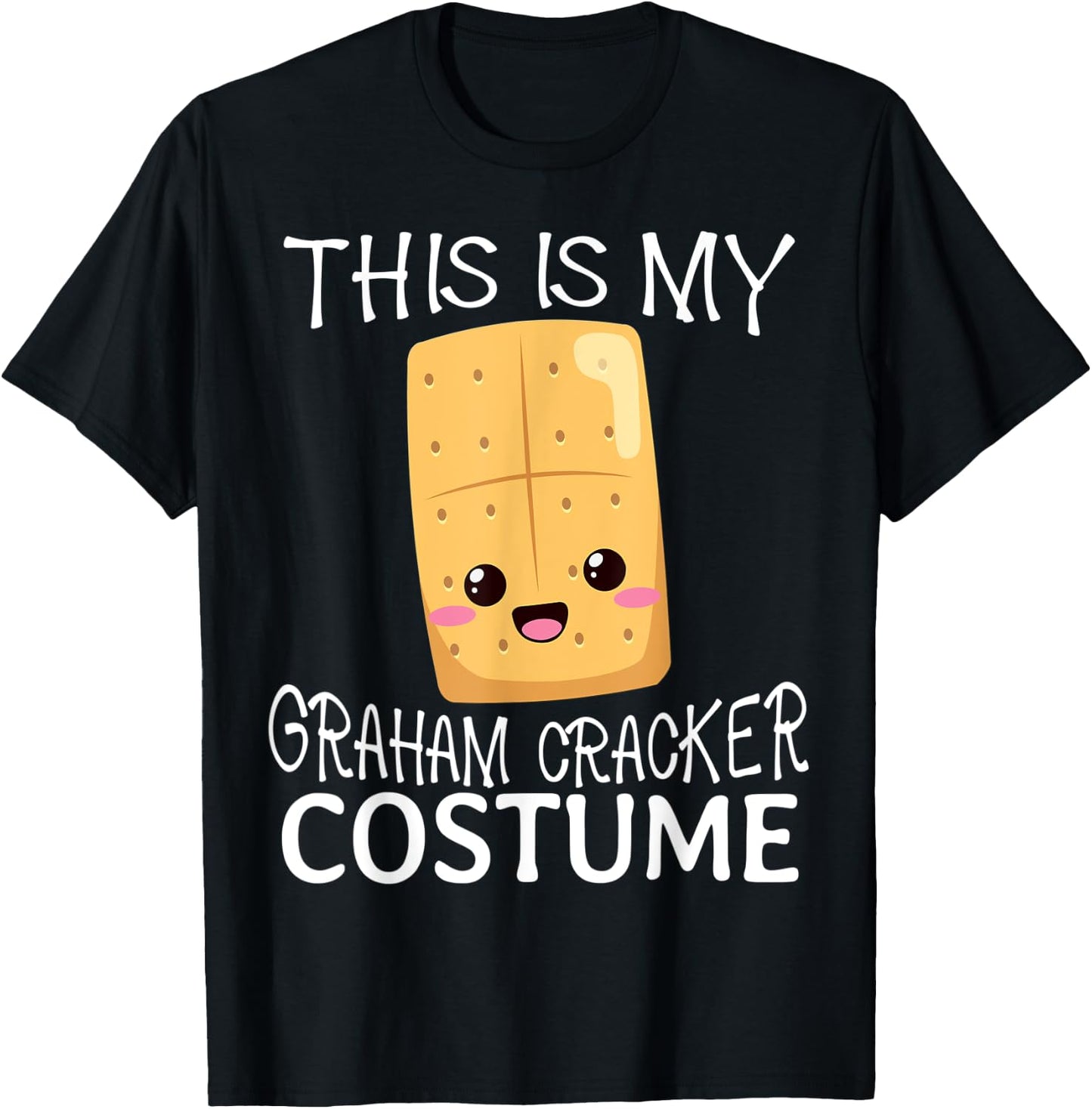 Smores Graham Cracker Halloween Group Costume Big Dad Graham T-Shirt - T-Shirt | Black