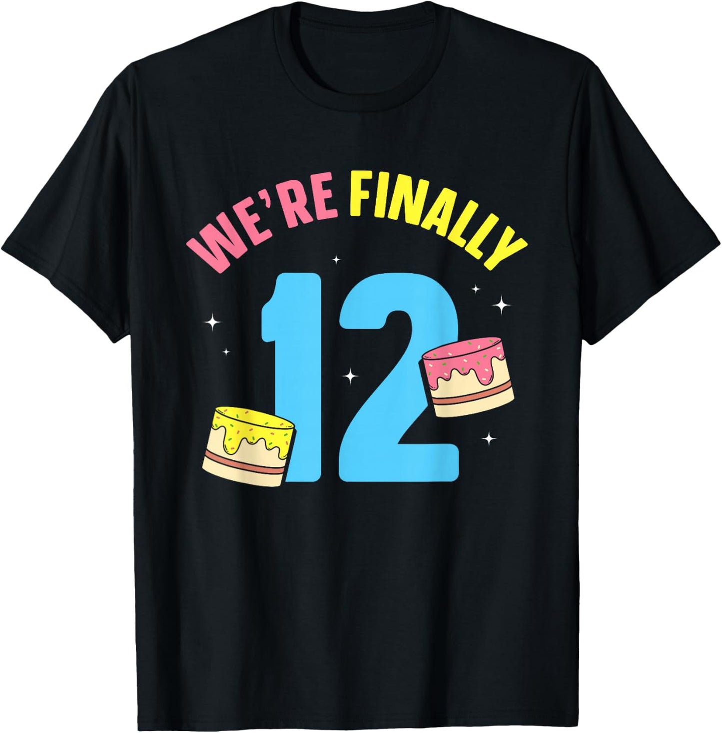 Wir Sind Endlich 12th Birthday Zwilling Gemini T-Shirt - T-Shirt | Black