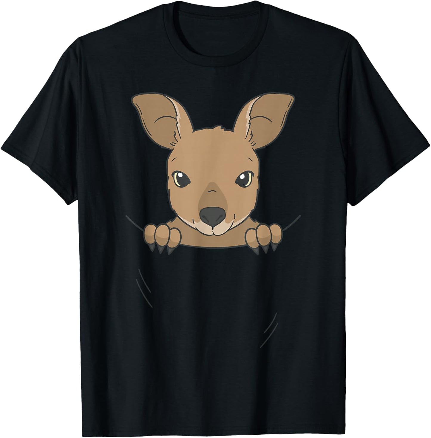 DIY Halloween Costume Kangaroo Kids Adults Australia Aussie T-Shirt - T-Shirt | Black