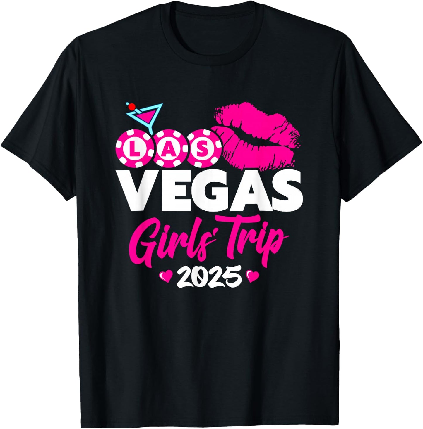 Las Vegas 2025 - Girls Trip Vegas - Vegas Girls Trip 2025 T-Shirt - T-Shirt | Black