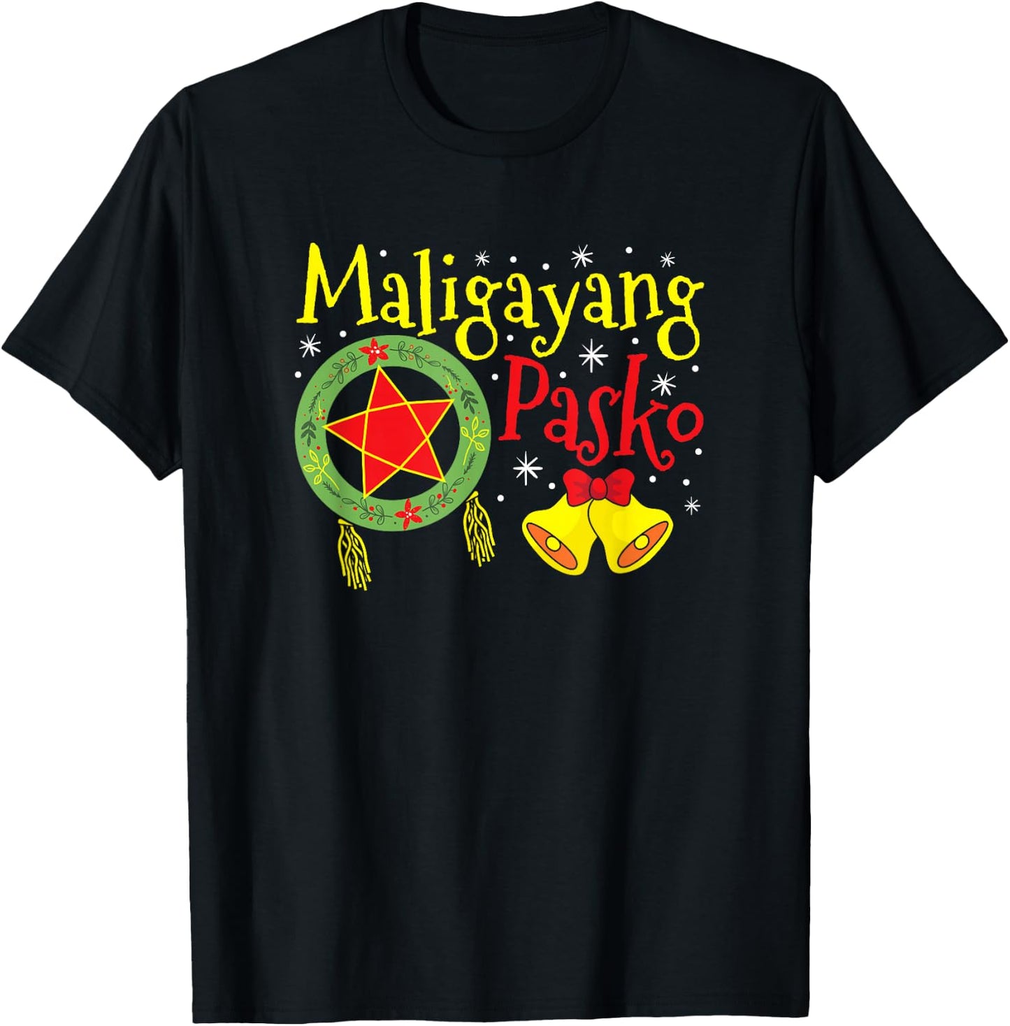 Philippines Filipino Christmas Maligayang Pasko T-Shirt - T-Shirt | Black