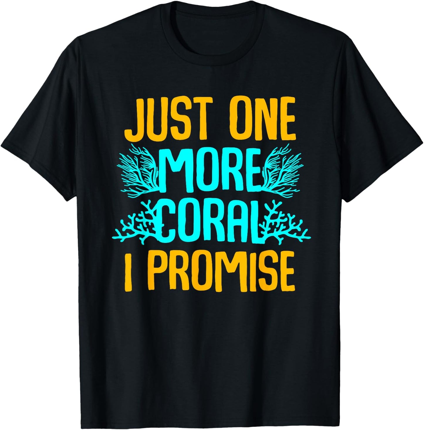 Funny Coral Gift Fish Tank Aquarium Lover Men Women T-Shirt - T-Shirt | Black