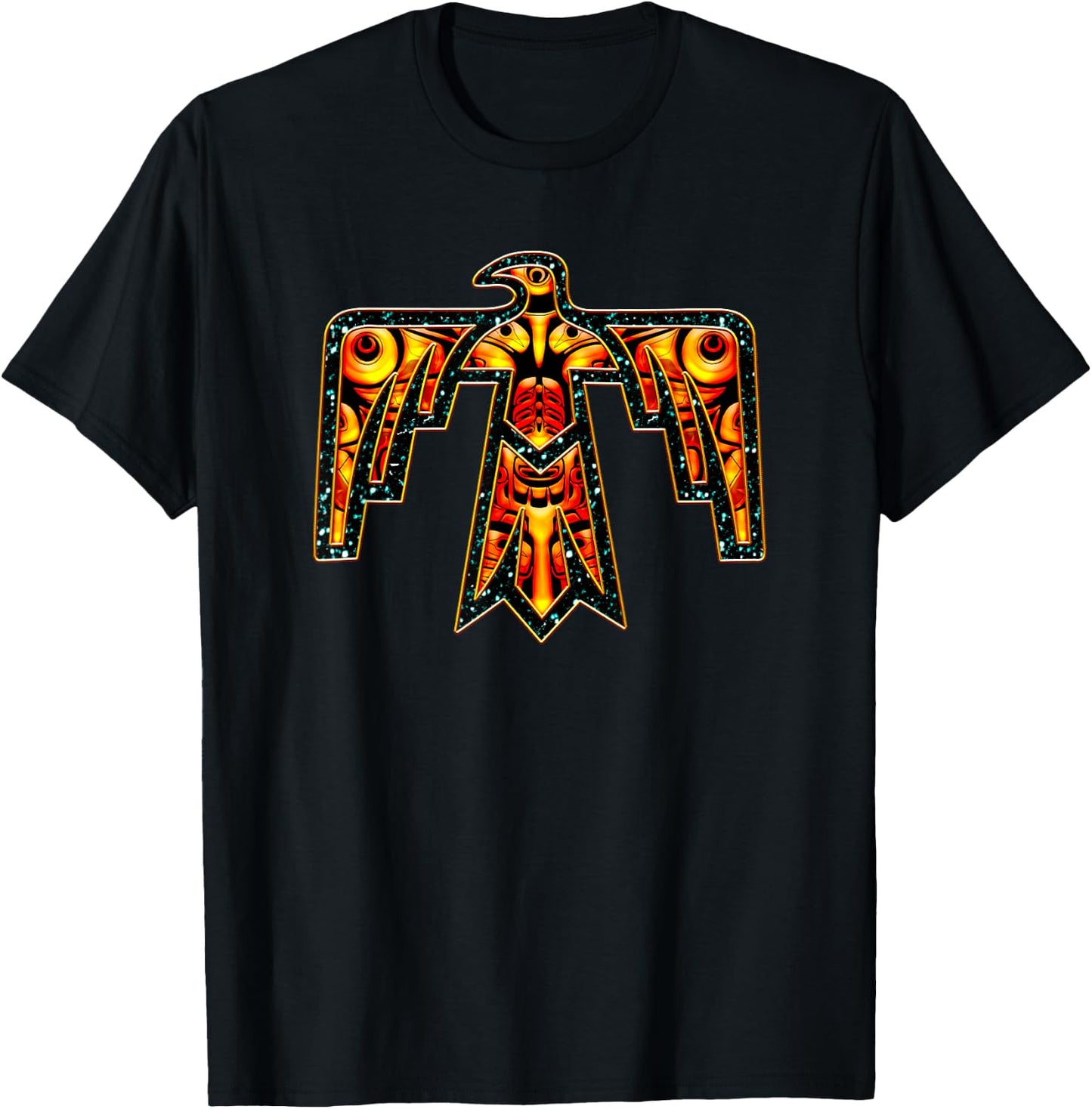 Thunderbird Native American Symbol Power Eagle Falcon Shirt T-Shirt - T-Shirt | Black