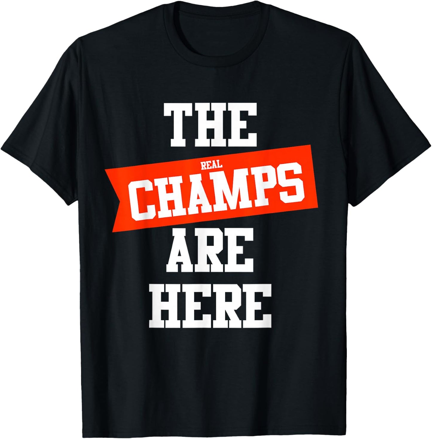 The CHAMPS ARE HERE fantasy winner men, woman, teens T-Shirt - T-Shirt | Black