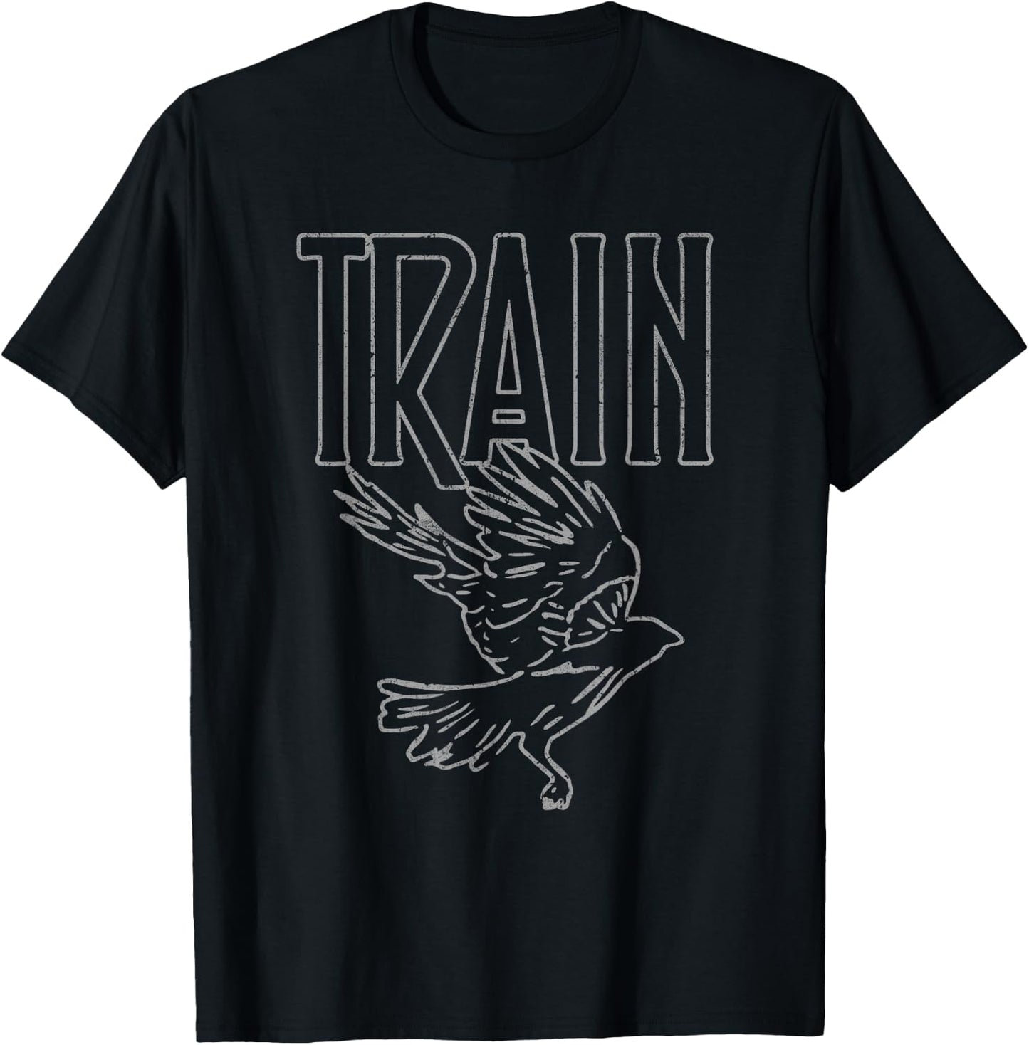 Train - Crow T-Shirt - T-Shirt | Black