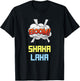 Boom SHAKA LAKA funny comics Vibes Aloha Hawaiian Greeting T-Shirt - T-Shirt | Black