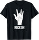 Rock - Distressed Funny Cut Off Missing Finger T-Shirt - T-Shirt | Black