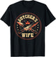 Butcher's Wife Meat Trader Butchery Husband Butcher T-Shirt - T-Shirt | Black