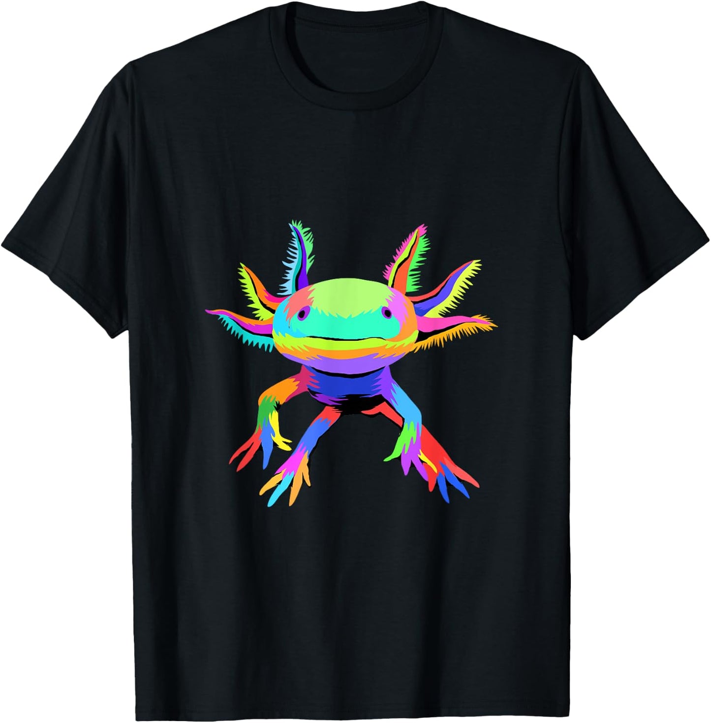 Axolotl Pop Art Axolotl Animal Axolotl Lover T-Shirt - T-Shirt | Black
