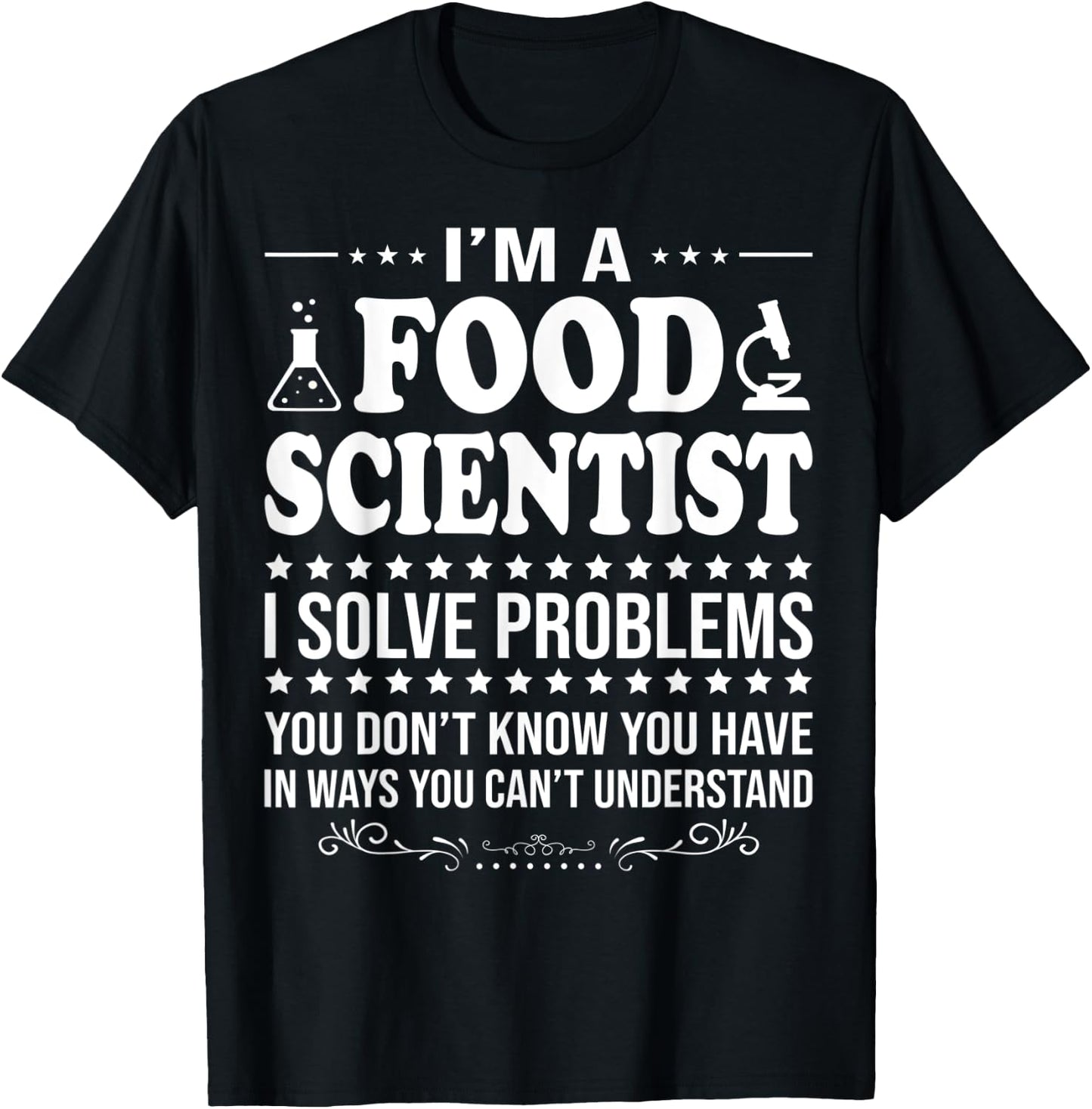 Funny Proud Food Scientist Technologist gift T-Shirt - T-Shirt | Black