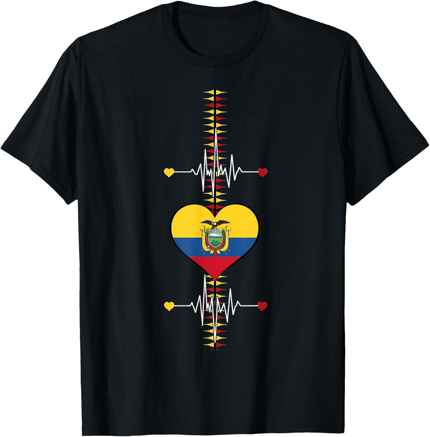 Ecuador Flag Ecuadorian Pride T-Shirt - T-Shirt | Black