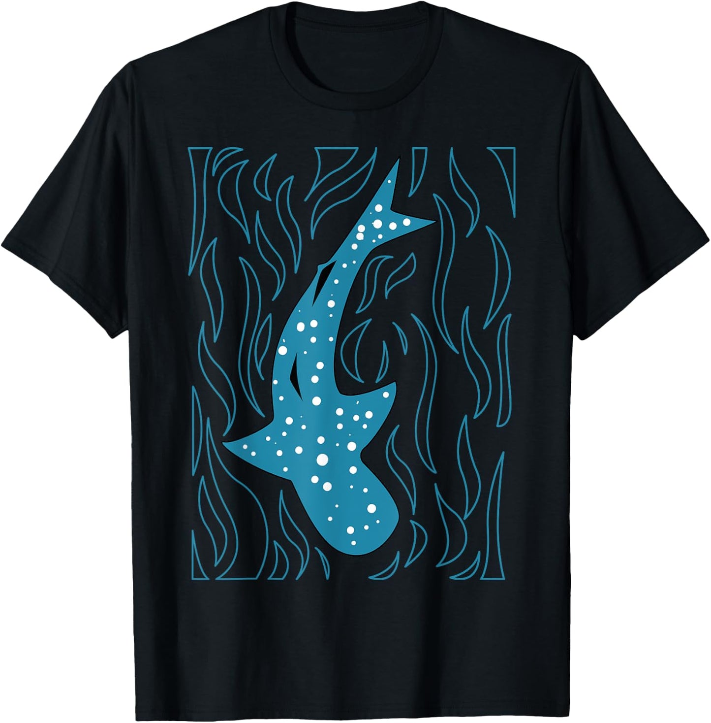 Whale Shark Lover Filter Feeder Fish Colossal Sea Animal T-Shirt - T-Shirt | Black