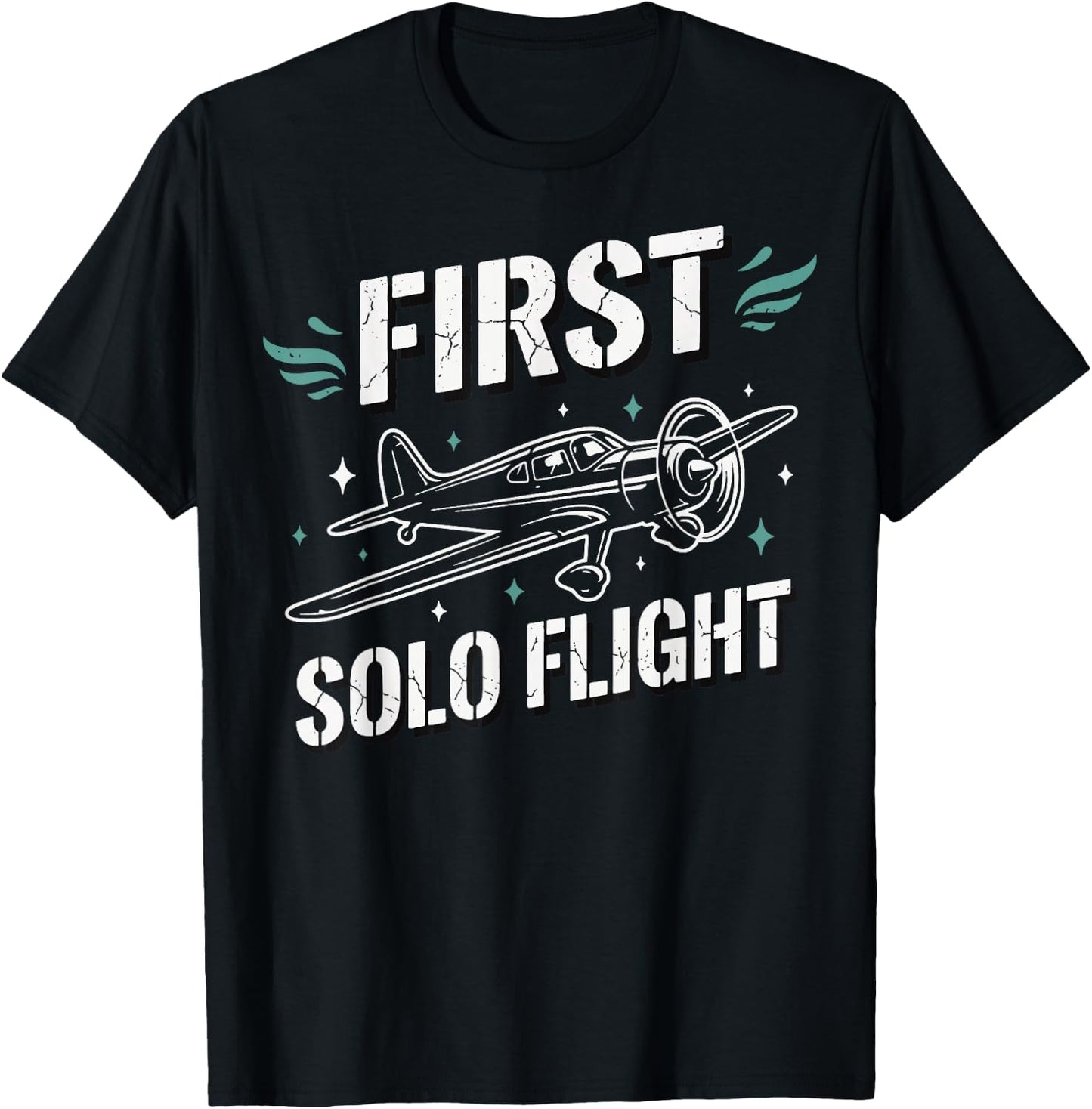 First Solo Flight T-Shirt - T-Shirt | Black