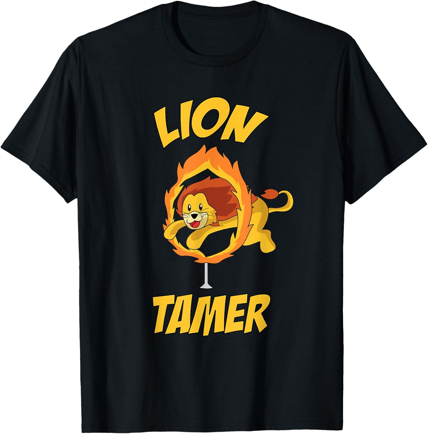 Circus Lion Tamer Shirt - Lion Tamer Costume T-Shirt - T-Shirt | Black
