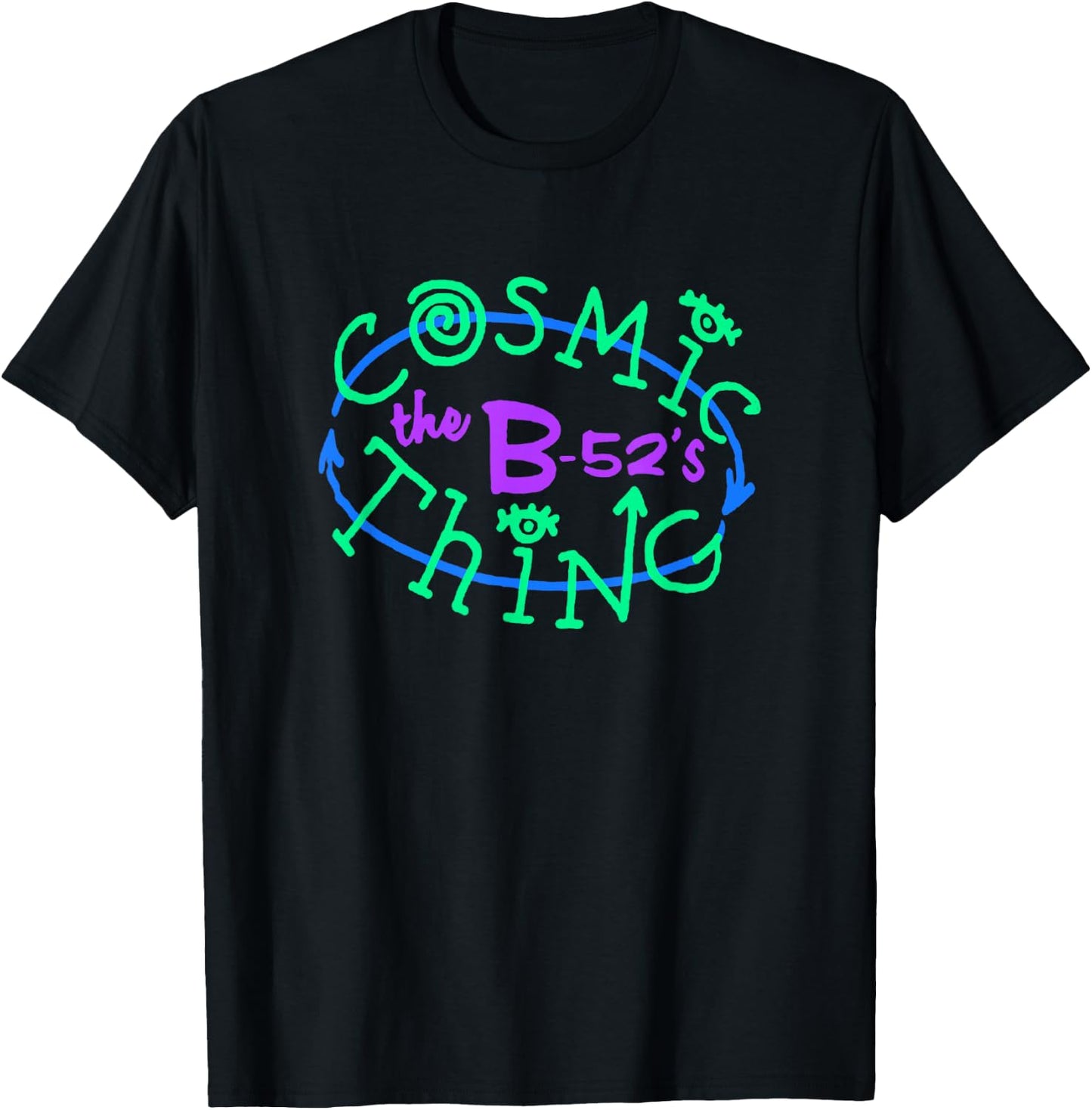 The B-52s - Cosmic Thing T-Shirt - T-Shirt | Black