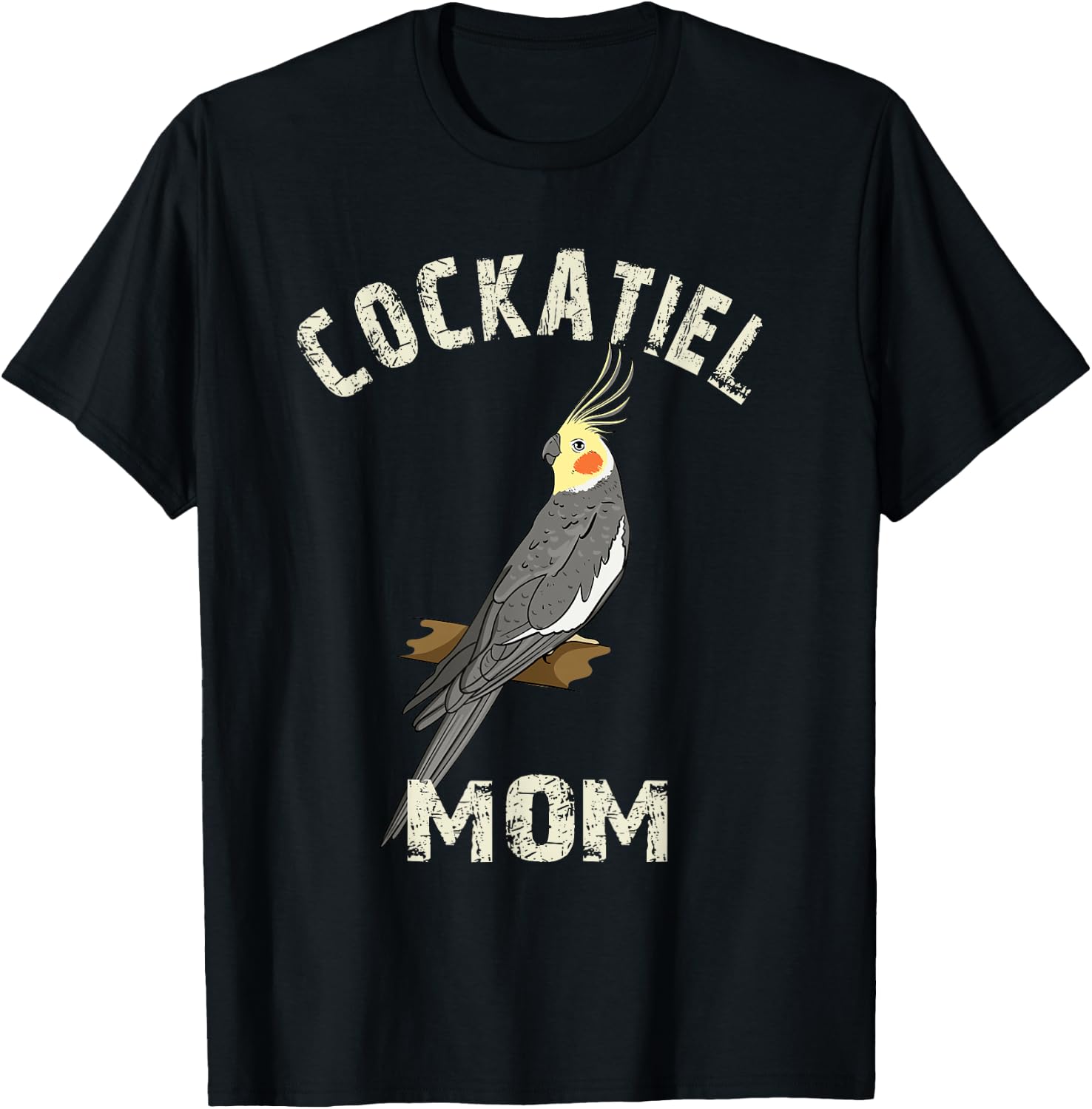 Cockatiel Mom Gift Cockatiel Parrot Bird Owner Gifts T-Shirt - T-Shirt | Black