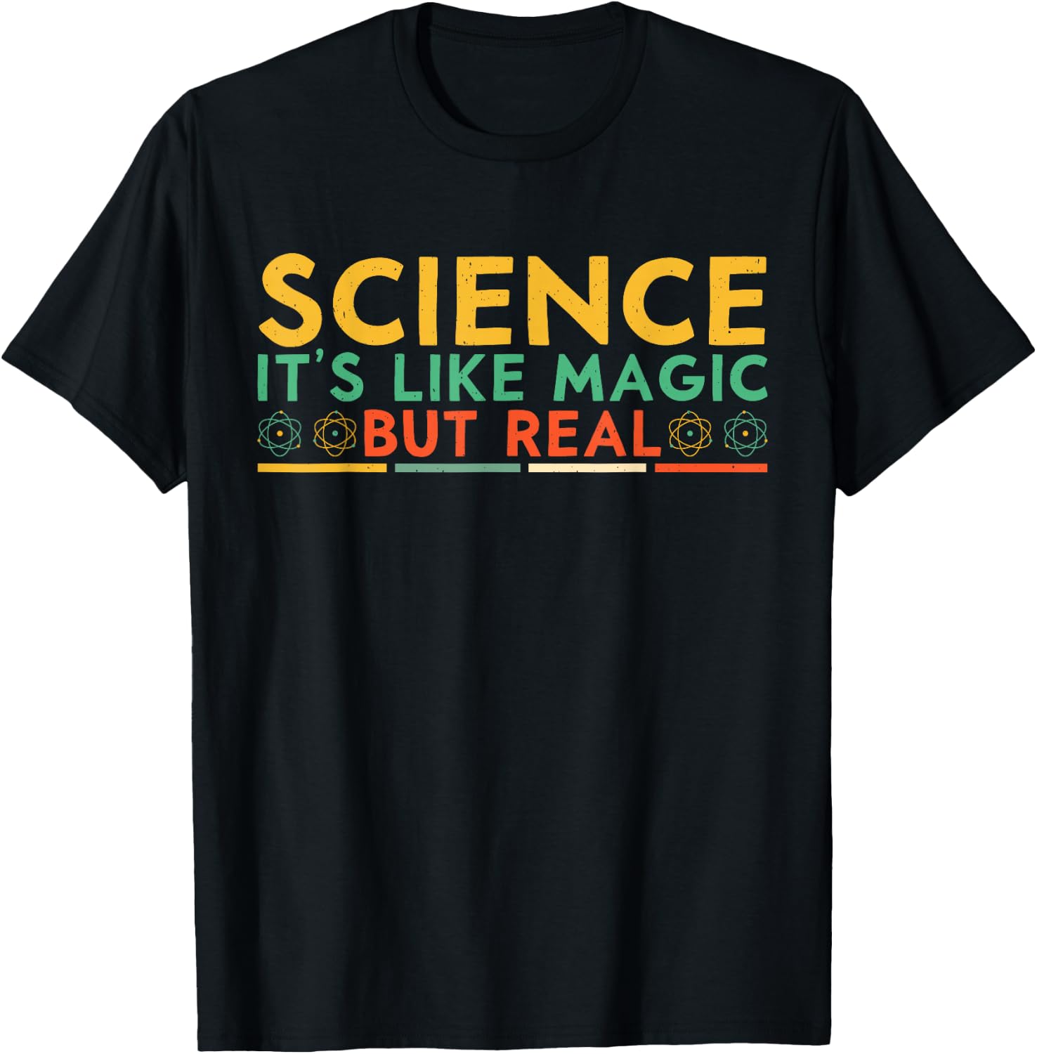 Science It's Like Magic But Real Funny Science T-Shirt - T-Shirt | Black