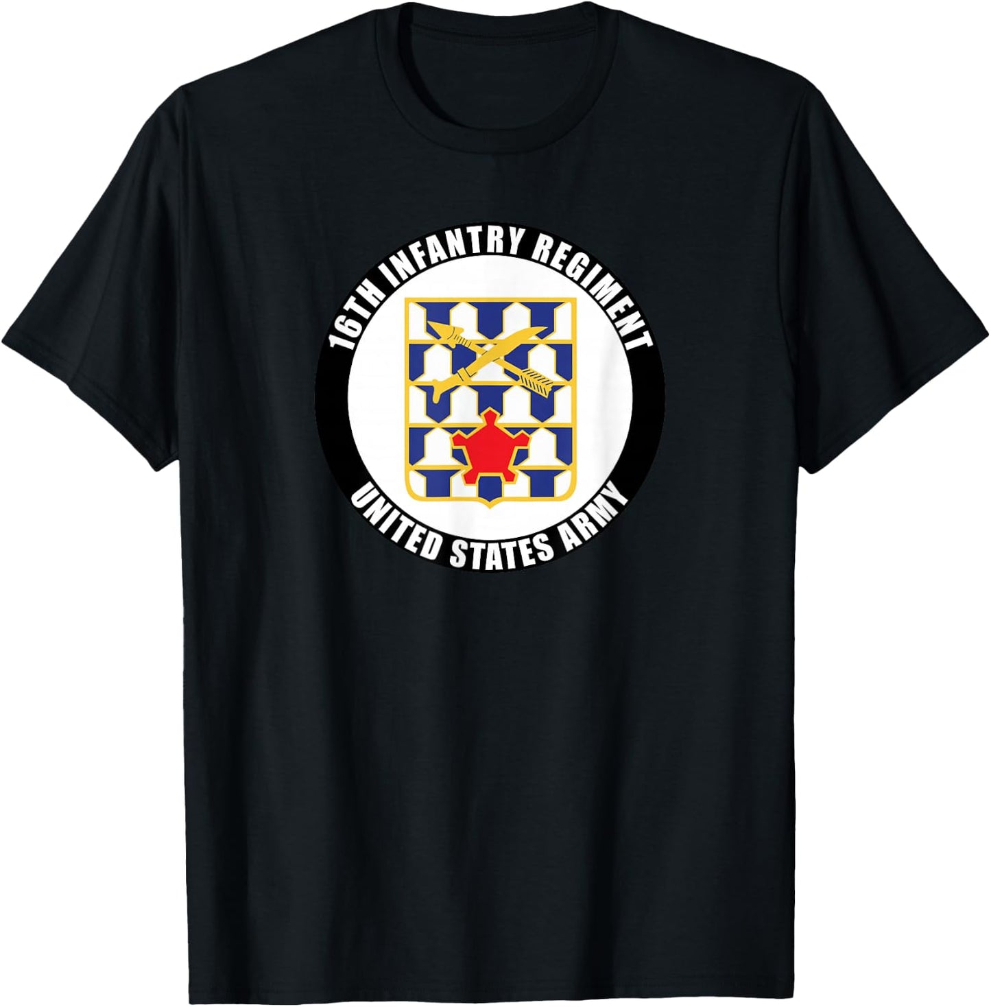 16th Infantry Regiment United States Army Veteran Military T-Shirt - T-Shirt | Black