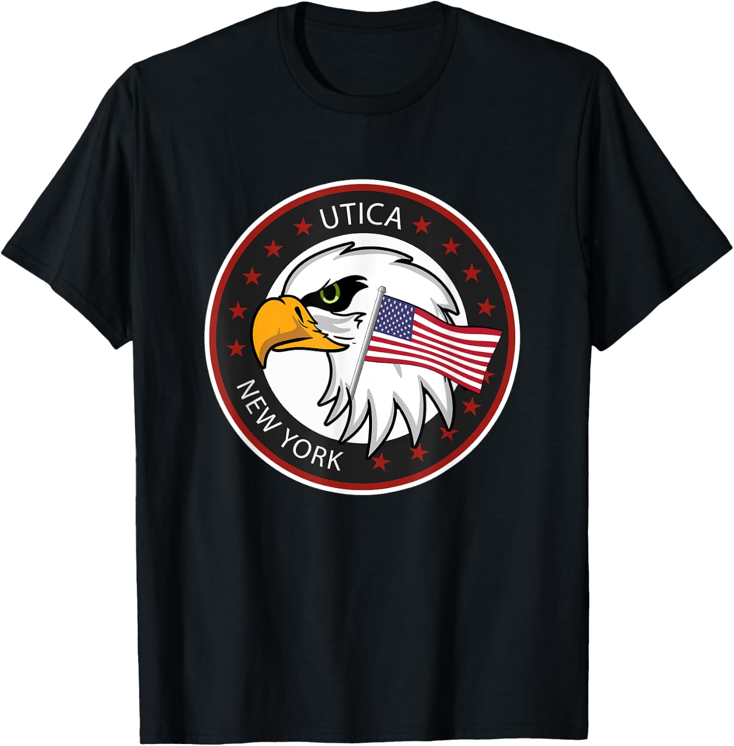 Utica NY New York T-Shirt - T-Shirt | Black