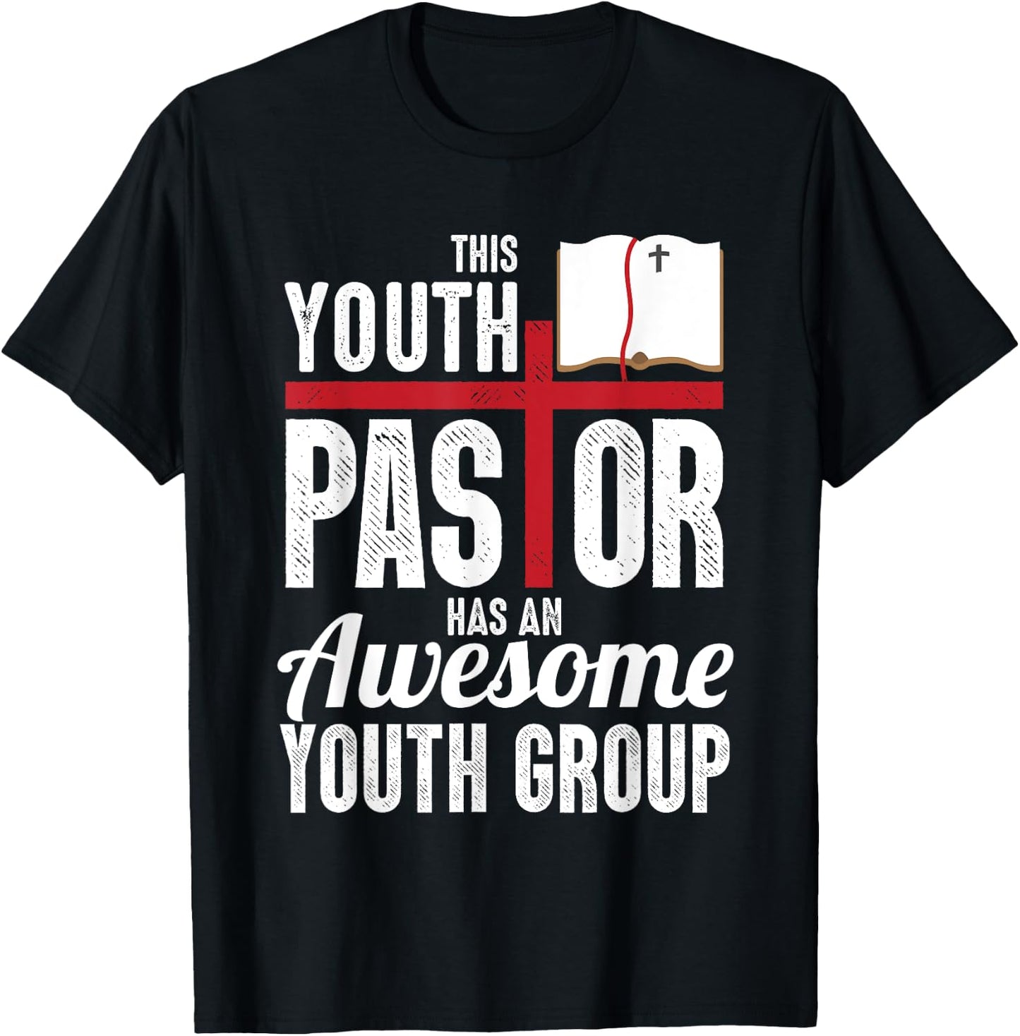 Cool Youth Pastor Art Women Christian Church Lovers T-Shirt - T-Shirt | Black