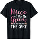 Niece of The Groom Niece Funny Groom's Niece T-Shirt - T-Shirt | Black
