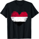 Yemen Heart Yemeni Flag Yemeni Pride T-Shirt - T-Shirt | Black