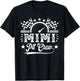 Mimi Pit Crew Race Car Birthday Family Matching T-Shirt - T-Shirt | Black