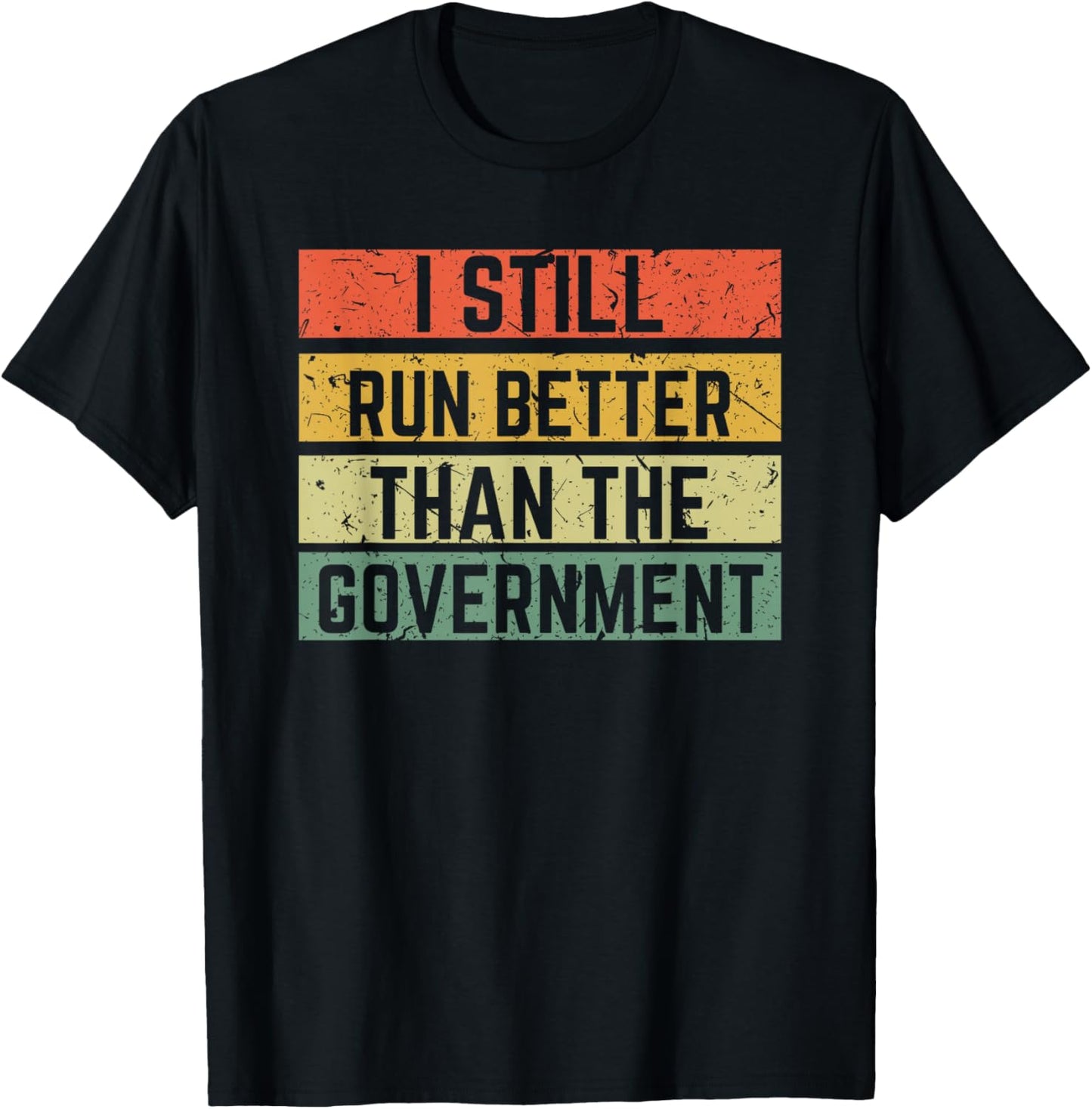 Funny Government Wheelchair Disability Handicap Amputee Gift T-Shirt - T-Shirt | Black