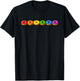 Gay Pride Month Donuts LGBT Rainbow Flag LGBTQ Flag Queer T-Shirt - T-Shirt | Black