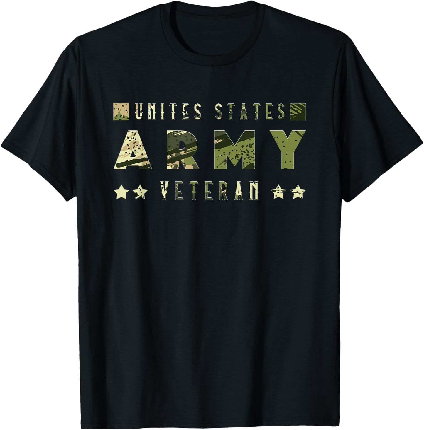 Veteran Outfit Women United States Army Veteran T-Shirt - T-Shirt | Black