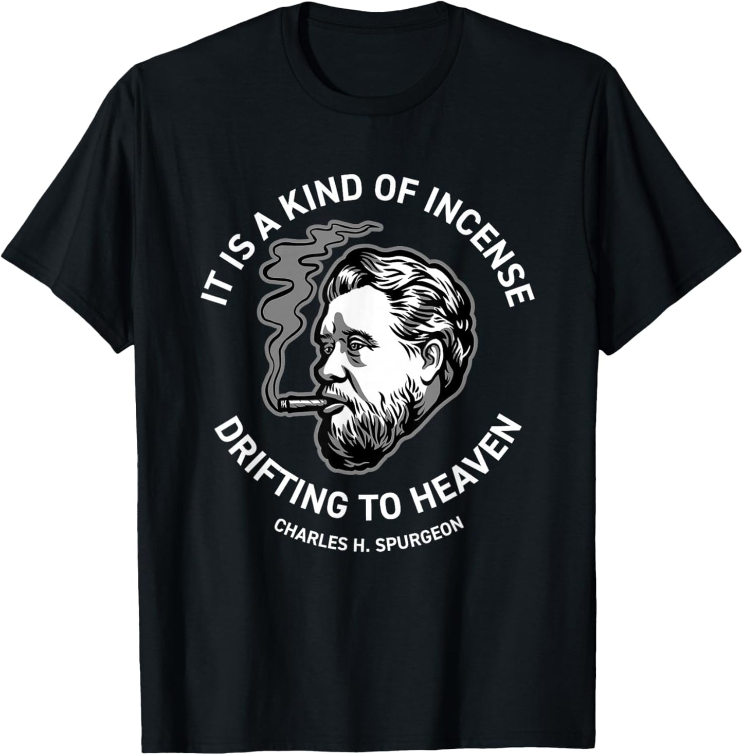 Spurgeon Cigar Quote T-Shirt - T-Shirt | Black