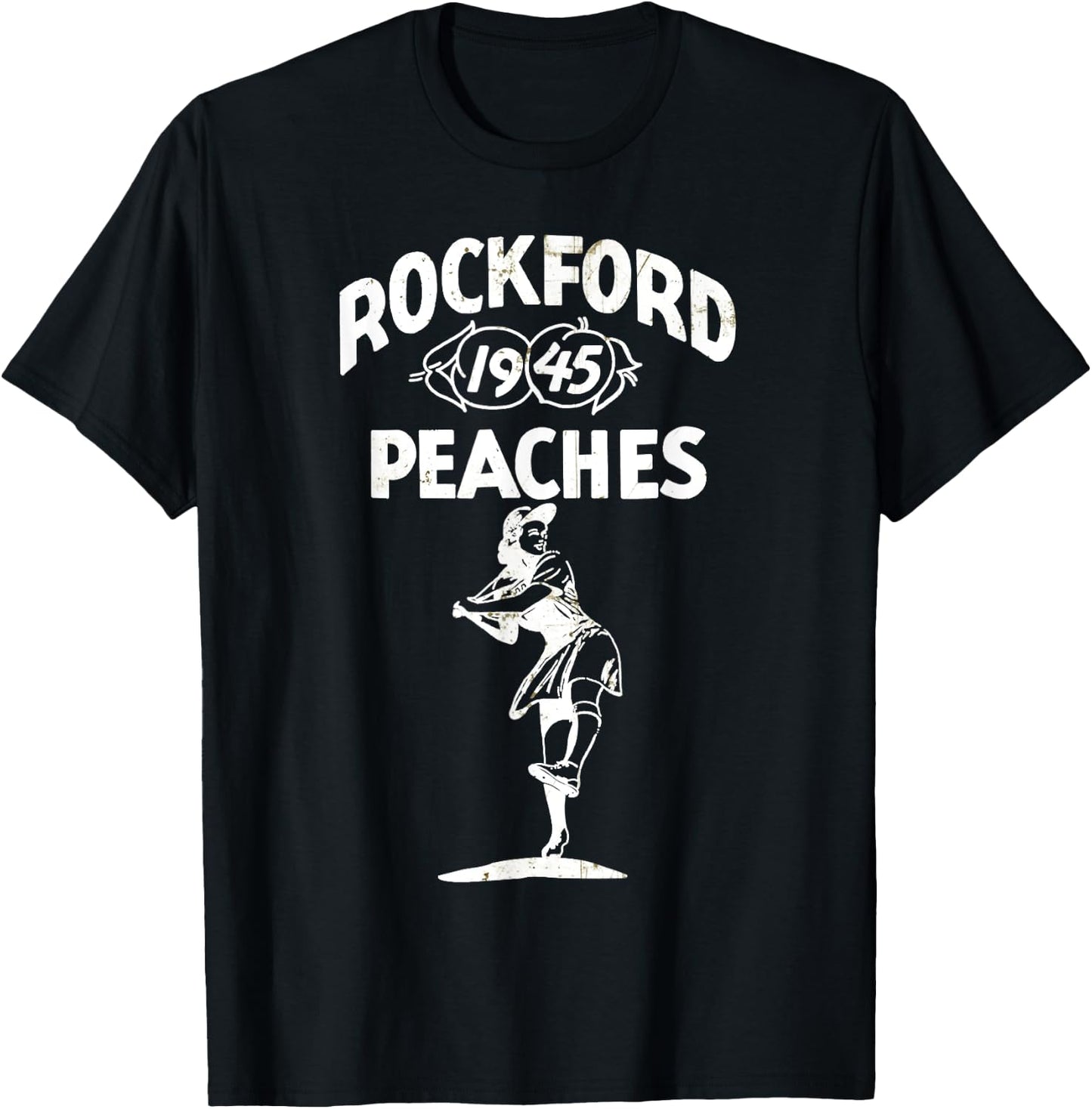 Vintage Rockford Peaches Promo T-Shirt - T-Shirt | Black