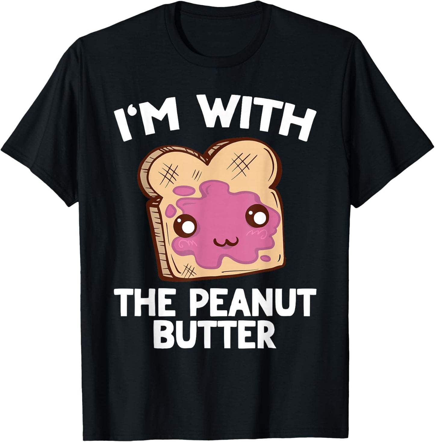 Peanut Butter & Jelly Matching Couples His & Hers T-Shirt - T-Shirt | Black