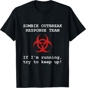 Zombie Response Team Funny T-Shirt - T-Shirt | Black