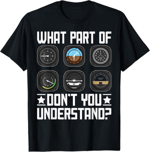 Funny Aviator Pilot Airplane Plane Aviation Gifts Men Women T-Shirt - T-Shirt | Black