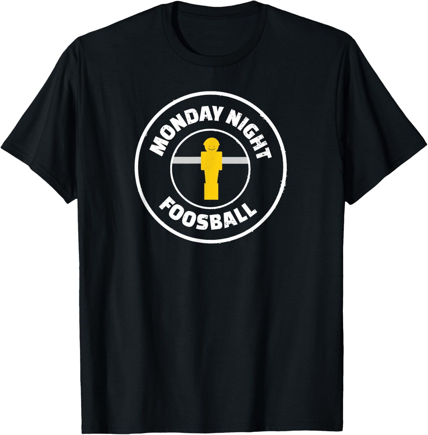 Funny Football Parody Monday Night Foosball T-Shirt - T-Shirt | Black