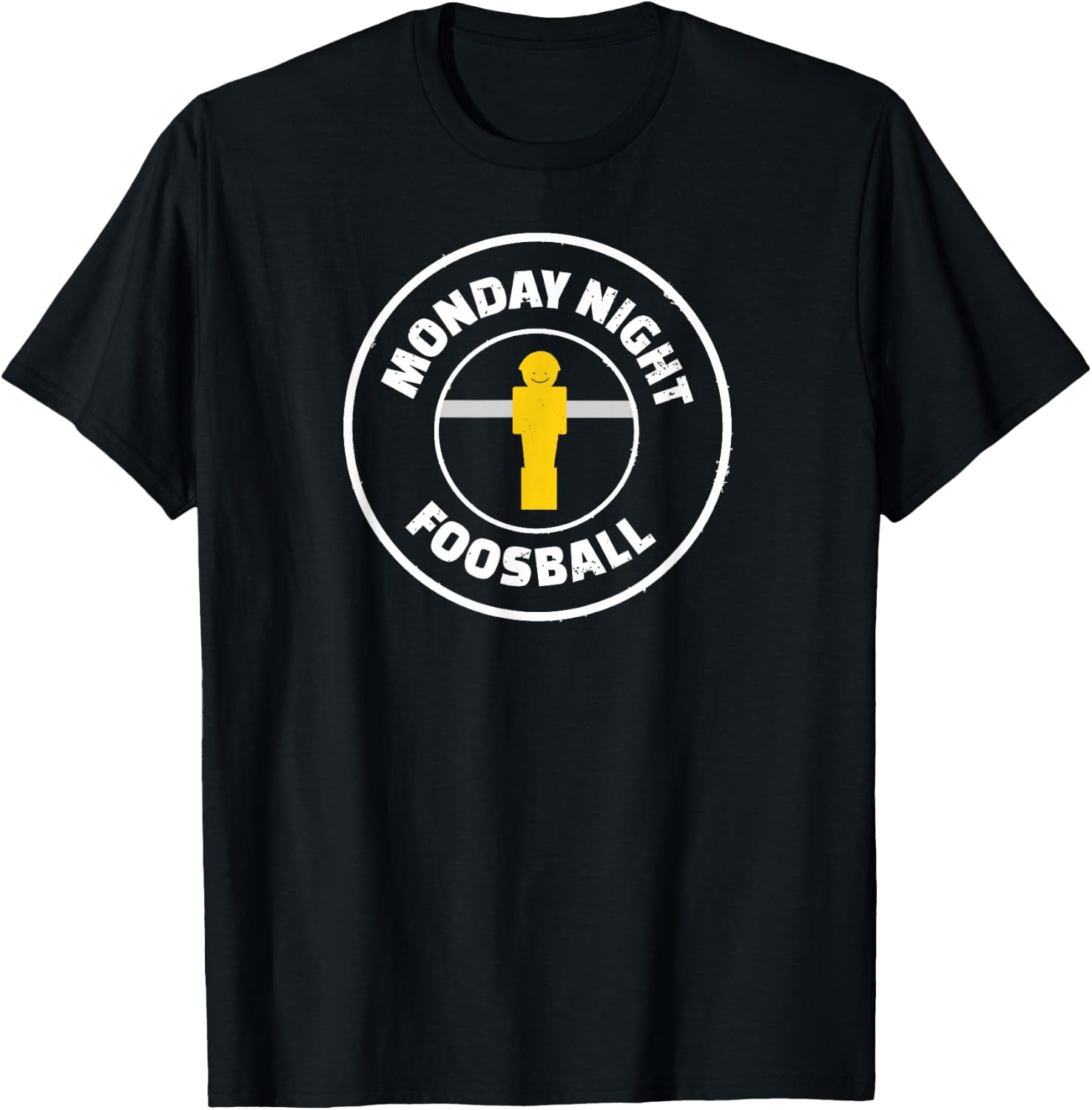 Funny Football Parody Monday Night Foosball T-Shirt - T-Shirt | Black